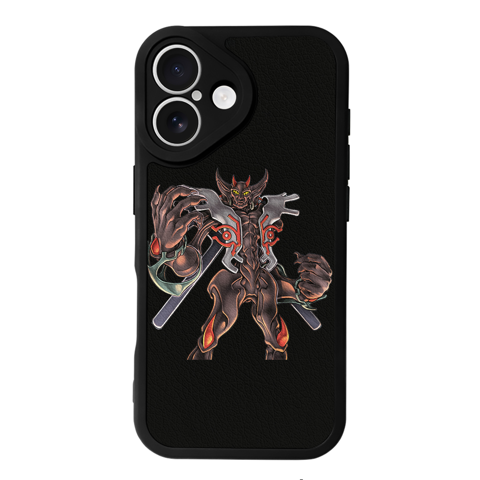 （画像用） 遊☆戯☆王 Yu-Gi-Oh! 【iPhone 16シリーズ対応】シリコンスマホケース（レザー調） 材質：シリコン